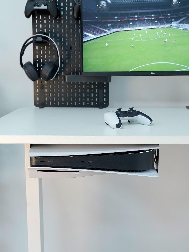 PS5 수납 거치대 브라캣 열방출 템플릿 책상 슬림 - 상세 이미지 5