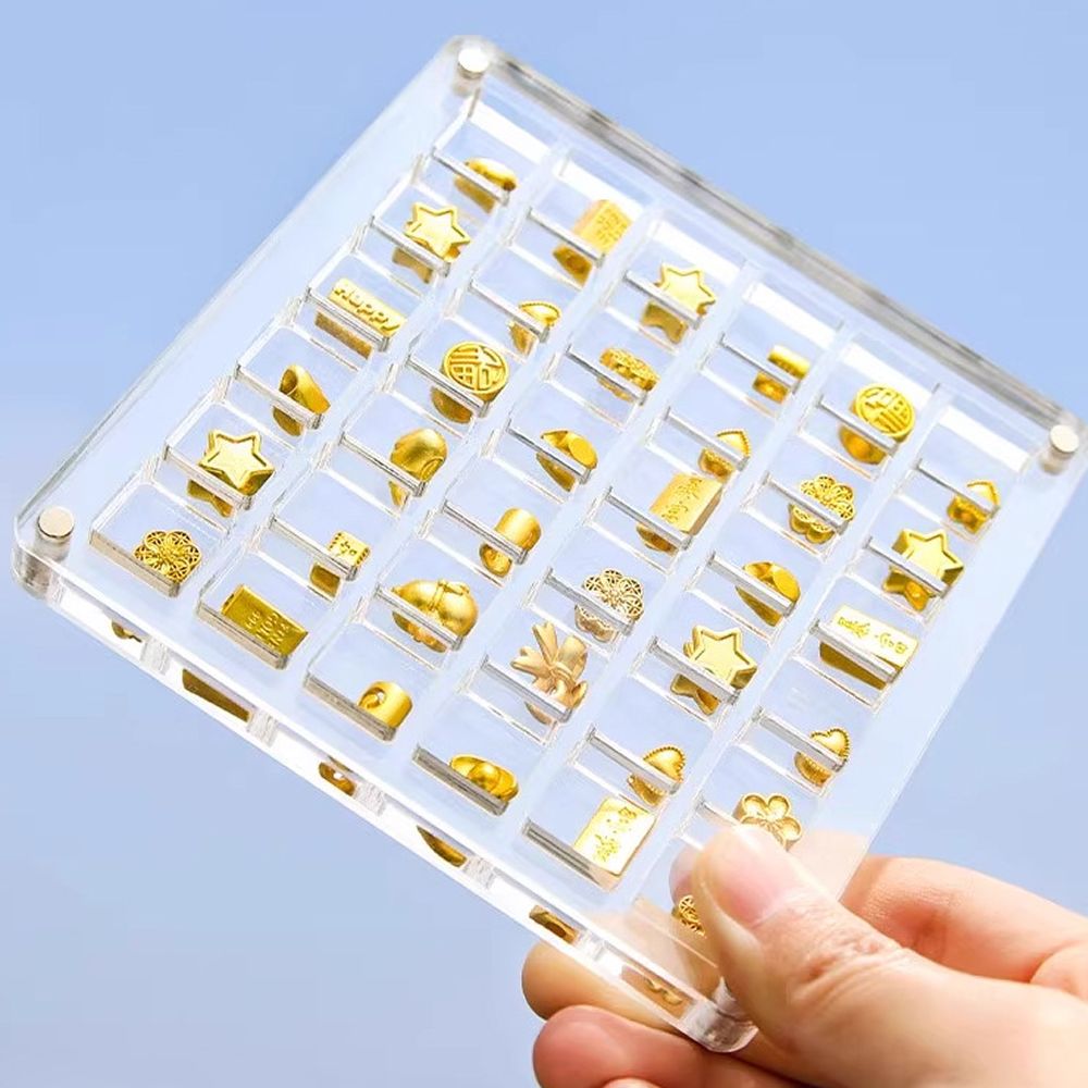 리빙러빙 순금 콩알금 케이스 주물금 콩금 모으기 보관함 금테크 아크릴 보관케이스 - 상세 이미지 5