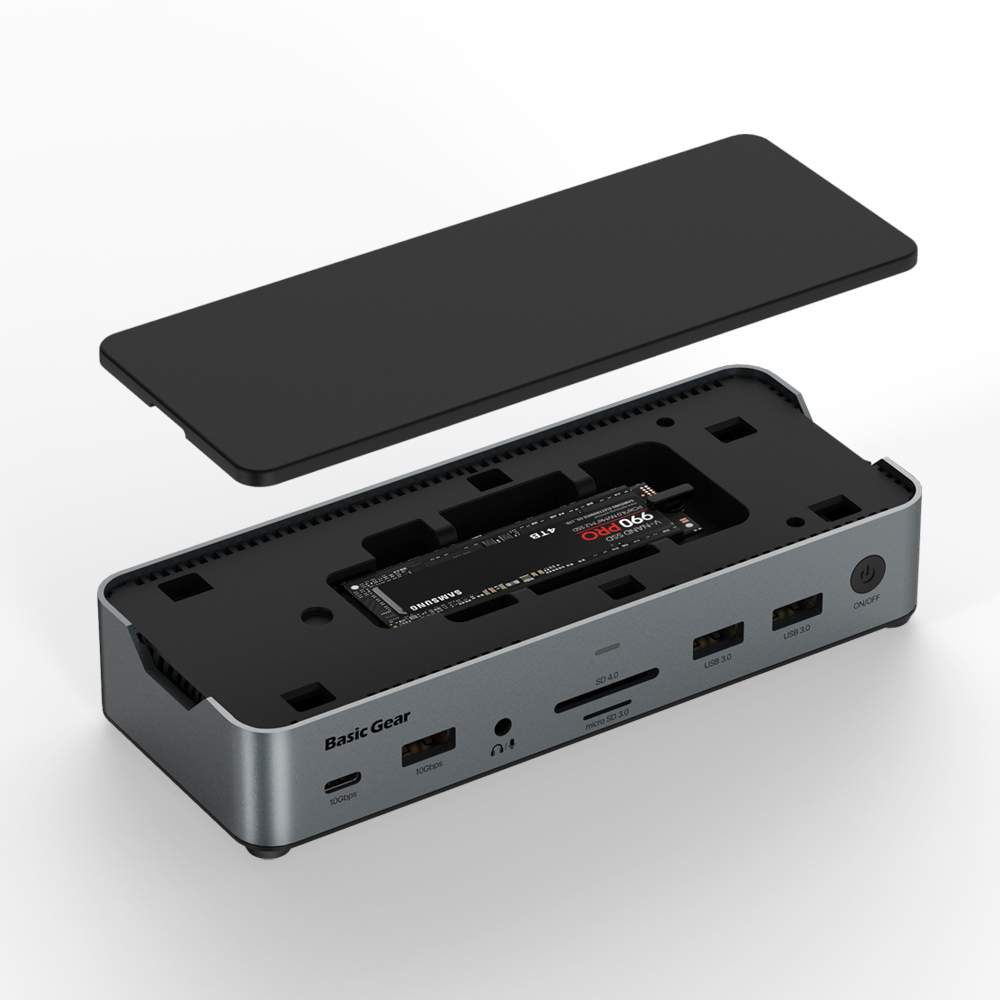 C타입 노트북 멀티 허브 독 썬더볼트 USB4 호환 15in1 도킹스테이션 이미지 3