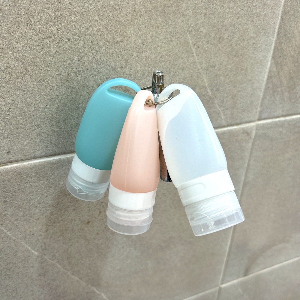40ml 여행용 실리콘 젤리 공병 샴푸 로션 소분 용기 - 상품 이미지