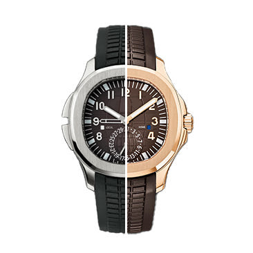 바제나리 파텍필립 아쿠아넛 트래블타임 디버클 러버밴드 (5164A. 5164R)