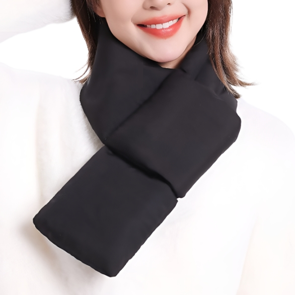 패딩 머플러 겨울 여자 데일리 무지 남녀공용 방한 남자 여성 목도리 커플 선물 경량 쁘띠 - 상품 이미지