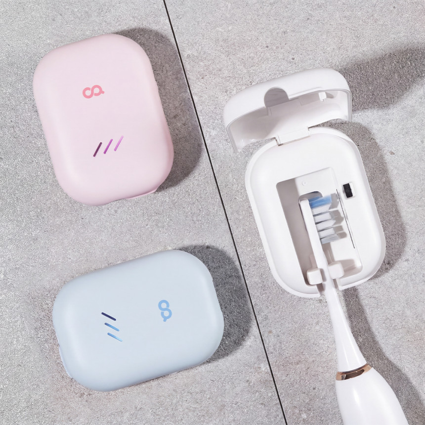오아 클린이퓨어Pro 바람건조 고온히팅 휴대용 유선 무선 겸용 칫솔살균기