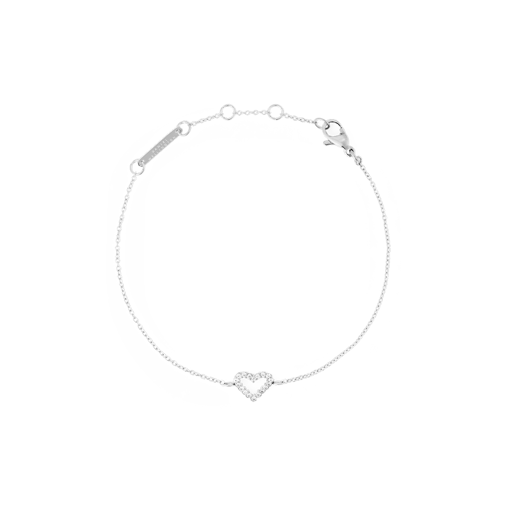다니엘 웰링턴 MIRELLE HEART BRACELET 하트 펜던트 데일리 우정팔찌 - 상세 이미지 2