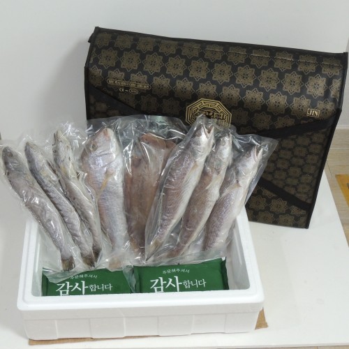 삼천포 용궁수산시장 제수용 반건조 생선 세트4(돔1/서대6/민어3/민어조기3) - 상세 이미지 4