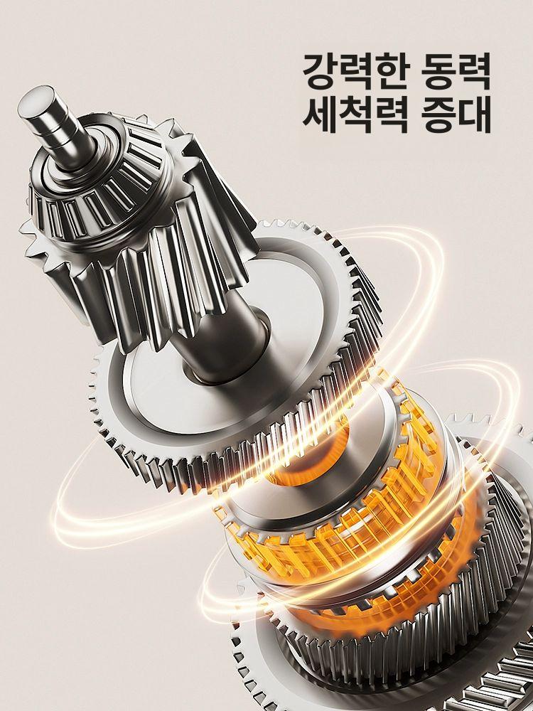 접이식 세탁기 3KG 휴대용 소형 손빨래 속옷 양말 16L 블루라이트 항균 전자동 A - 상세 이미지 3