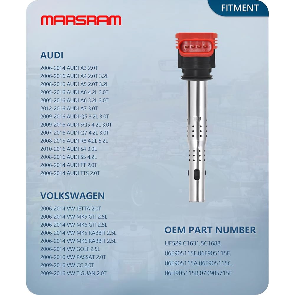 2005-2016 아우디 A3 A4 A5 R8 A6 A7 Q7 S4 TT 2006-2016 폭스바겐 제타 MK5 MK6 GTI 래빗 골프 파사트 CC 티구안 06E905115F - 상세 이미지 2