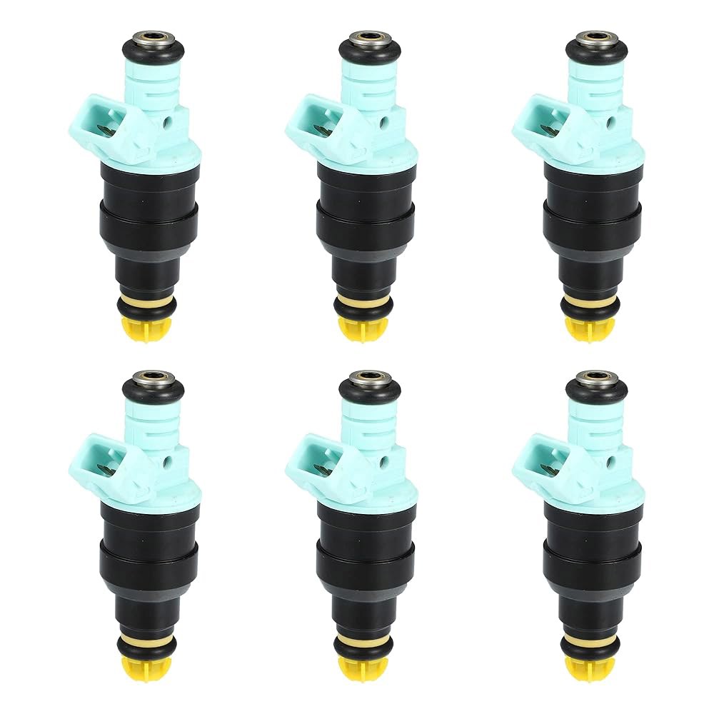 X AUTOHAUX 6pcs 0280150415 13641730060 Fuel Injector Replacement for BMW 525i 525iT 325is 323is 323i - 상품 이미지