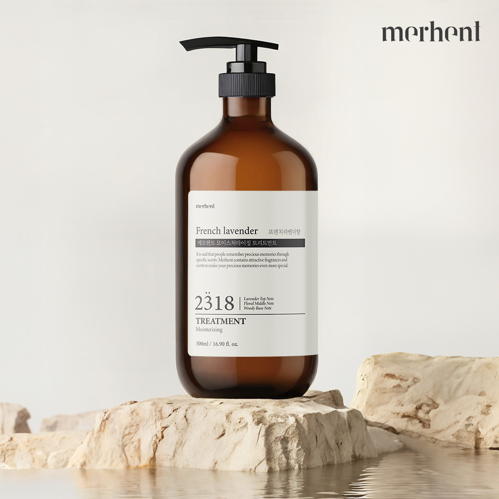 1+1 메르헨트 모이스처라이징 트리트먼트 500ml 프렌치라벤더향 헤어팩 미용실 손상모 - 상세 이미지 2