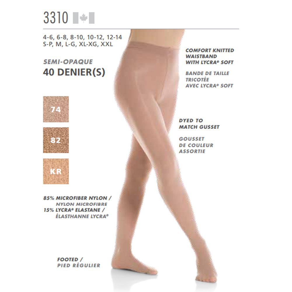 Mondor 3310 여성용 스케이팅 타이트 풋 (M, 선탠) Suntan Large - 상세 이미지 3