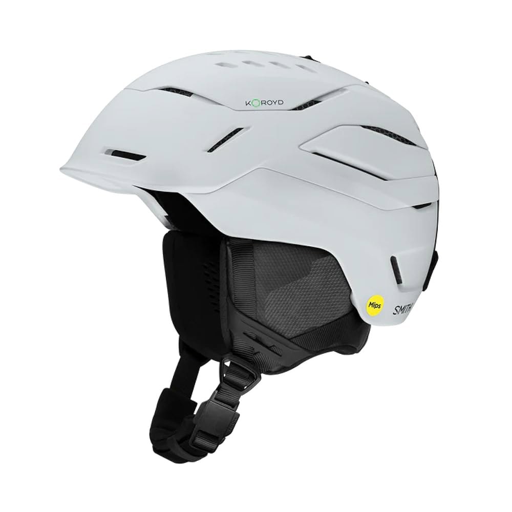 SMITH Vantage 2 MIPS 헬멧 기술 + Koroyd 커버리지가 적용된 성인용 스노스포츠 - 스키 및 스노우보드를 위한 경량 보호 남성 여성용 화이트, 스몰 - 상품 이미지