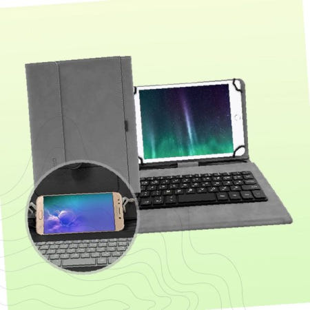 태블릿 키보드 케이스 북커버 폴더 스탠드 접이식 블루투스 사무용 휴대용 타이핑