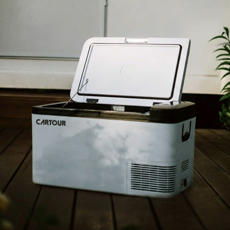 카투어 K시리즈 이동식 냉장고 캠핑 차량 휴대용 냉동고 25L, 화이트