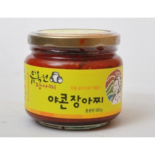 [유옥선장아찌] 야콘간장 500g, 1개 - 상품 이미지
