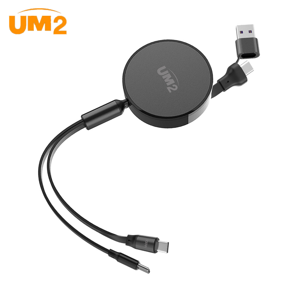 UM2 C타입 릴 케이블 100W 초고속충전 USB-C to C 정리형 UMCA-RL100W - 상세 이미지 3