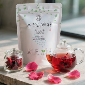 순수한집 히비스커스 히비스커스차 티백 50개입 맛있게 먹은 솔직 후기 - 상품 이미지 3