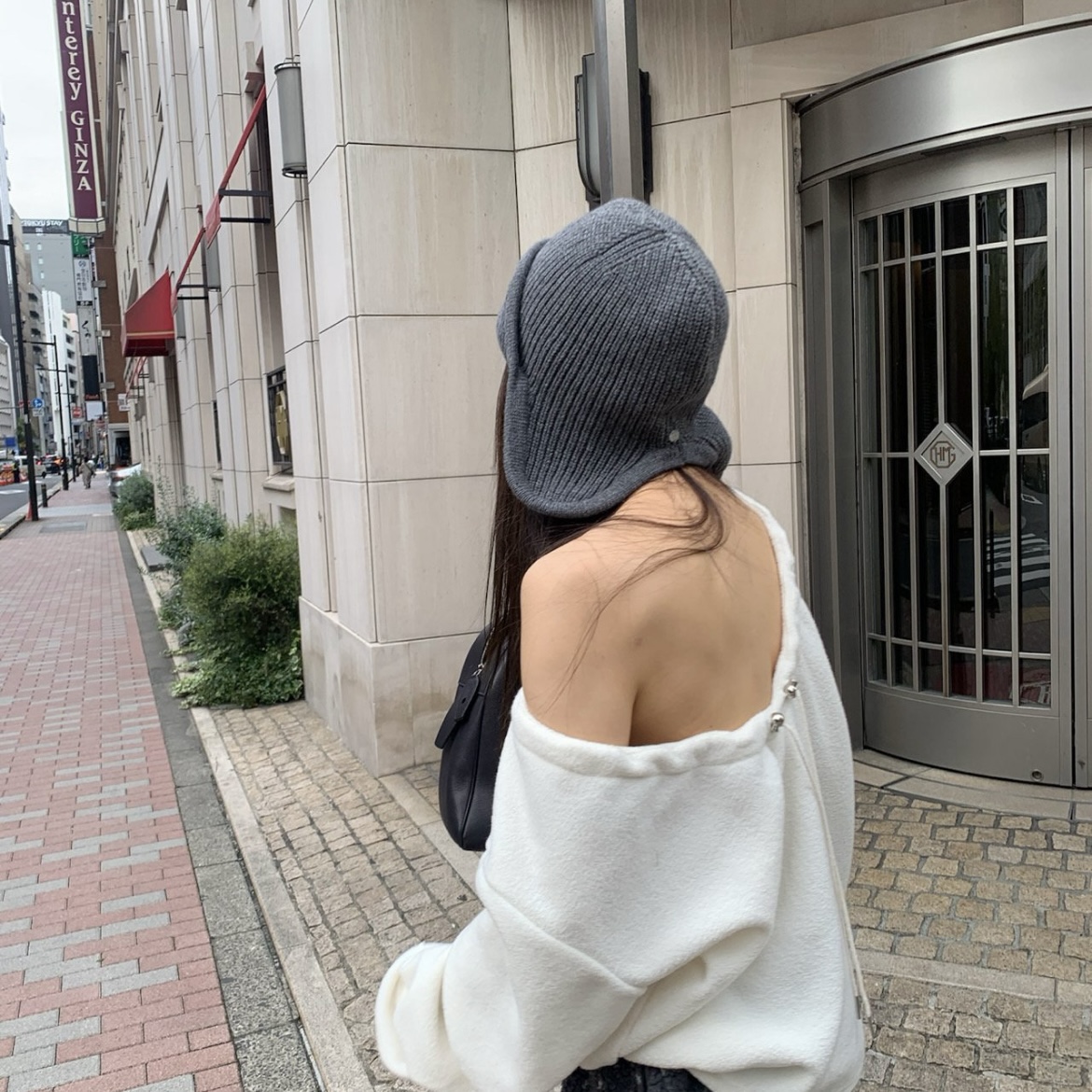 [블랙당일] 캐로 모자 트루퍼햇 캐시미어 울 귀달이 비니 웨어링무드 (2c) - 상세 이미지 2