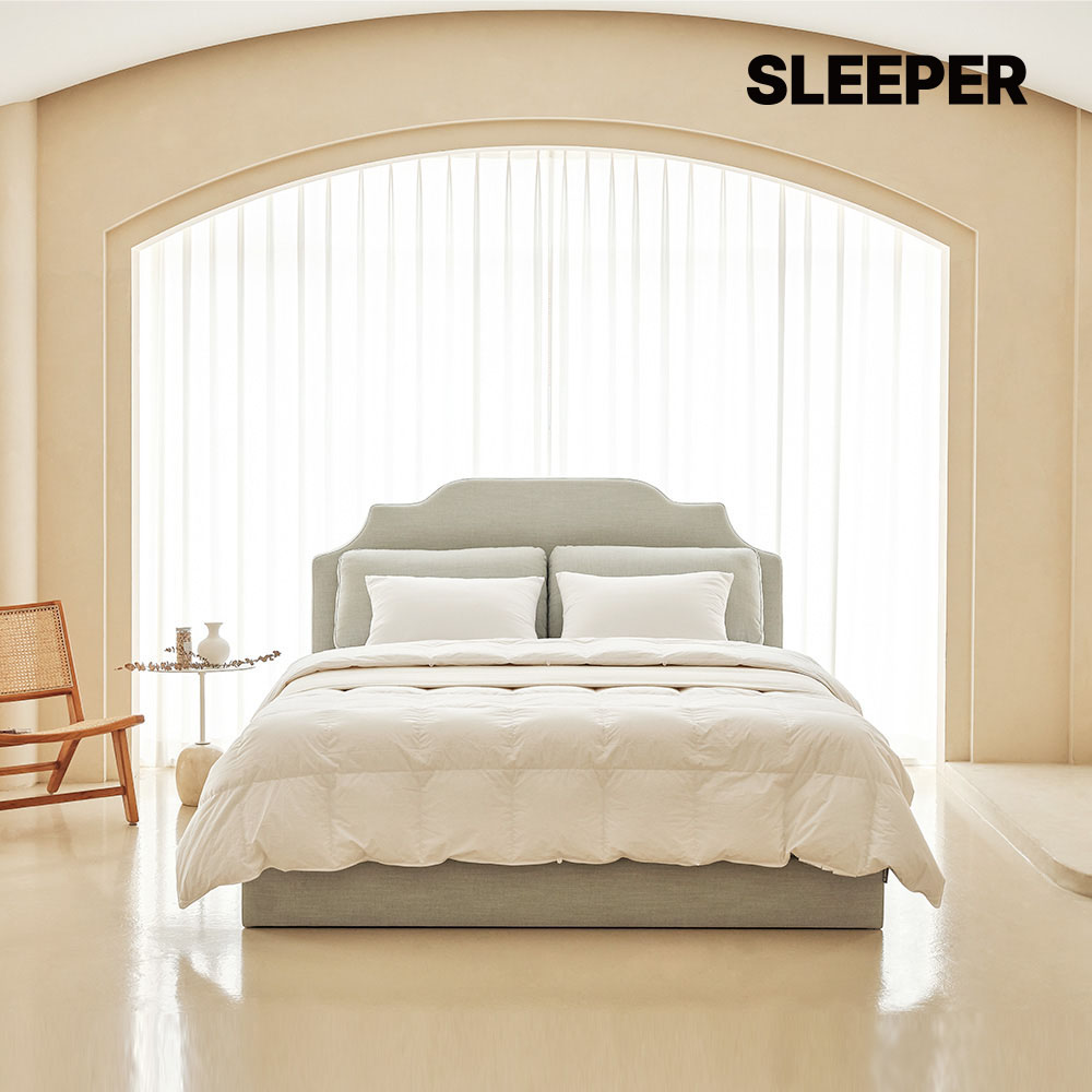 슬립퍼 엘리쉬 평상형 호텔 패브릭 침대 프레임 LK 라지킹 사이즈 침대