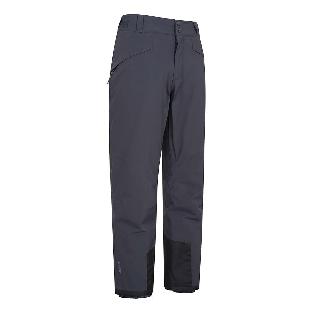 Mountain Warehouse Orbit 4방향 스트레치 남성용 스키 팬츠 - 따뜻한 바지 다크 그레이 라지 Dark Grey (02) Large - 상세 이미지 2