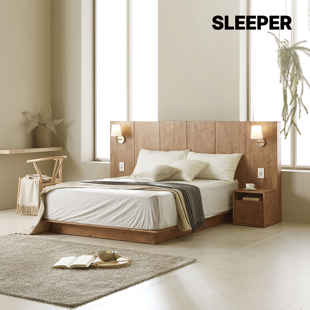 슬립퍼 하람 원목침대 트윈 신혼부부 호텔 침대 라지킹 프레임 LK