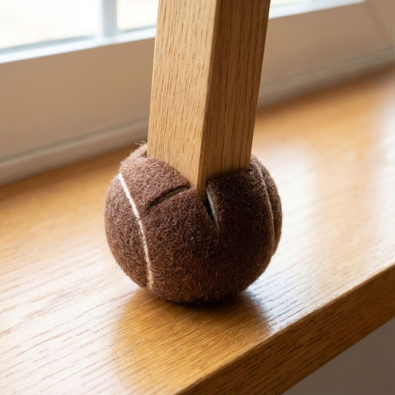 테니스공 의자받침 1인용 4개 세트 식탁 다리 긁힘 보호 발커버 책상 소음 방지 체어슈즈