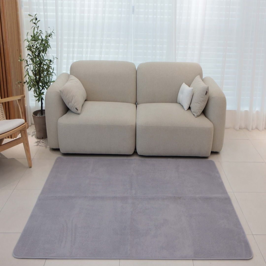 셔닐발수러그 사각 중형