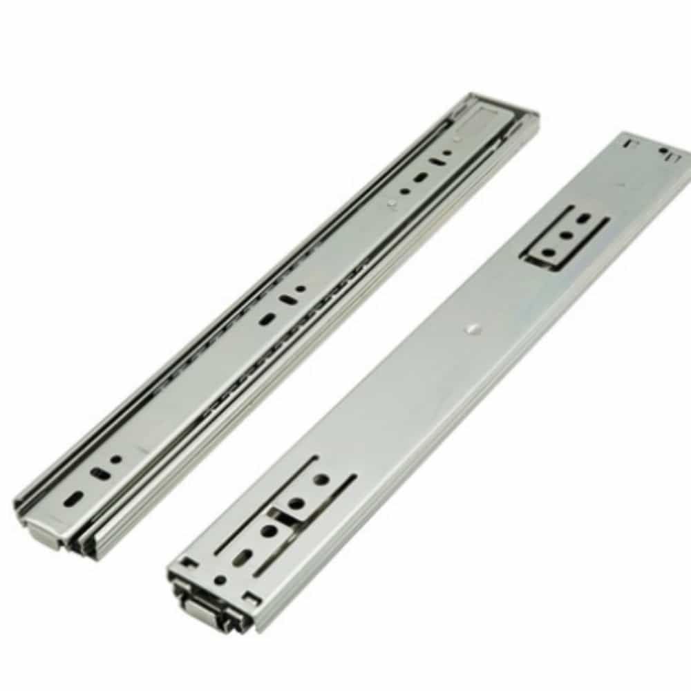 슬라이딩 서랍장 레일 가구 원터치 서랍 장치 레일-3단푸쉬300