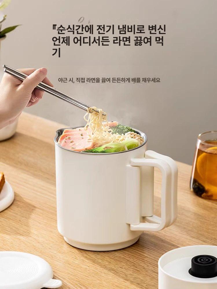 접이식 캠핑용 전기포트 304 휴대용 800ml 무선 304 가방 - 상세 이미지 4