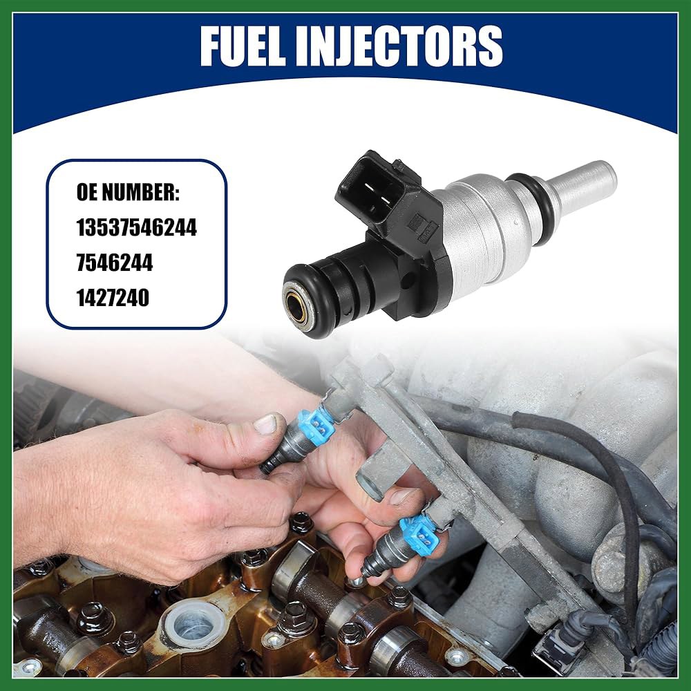 BMW Z3 2.8L 1999-2002용 모토포르티 6pcs 자동차 연료 인젝터 528i 1999-2000용 525i 2.5L 2001-2005용 Z4 2003-2005 No.13 - 상세 이미지 2