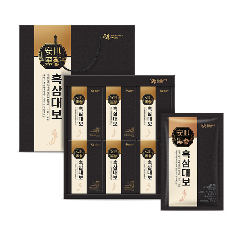 웰라이프 흑삼 대보 (40ml x 24포) - 상품 이미지