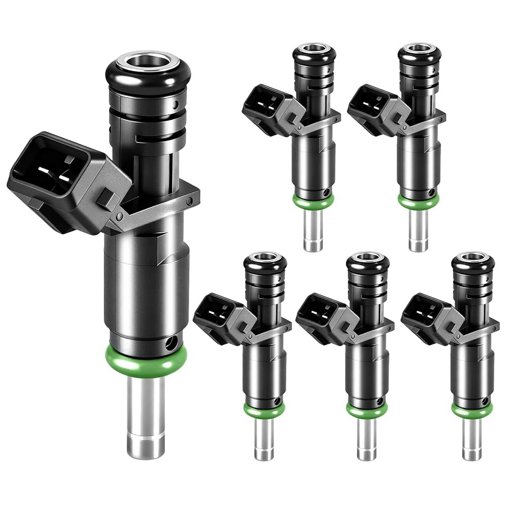 GPMMWPG 6Pcs 연료 인젝터 7531634 FJ748 6홀 BMW 328i 330i 530i 128i X3 X5 Z4 525i 528i 325xi 2006 2008 2009 - 상품 이미지