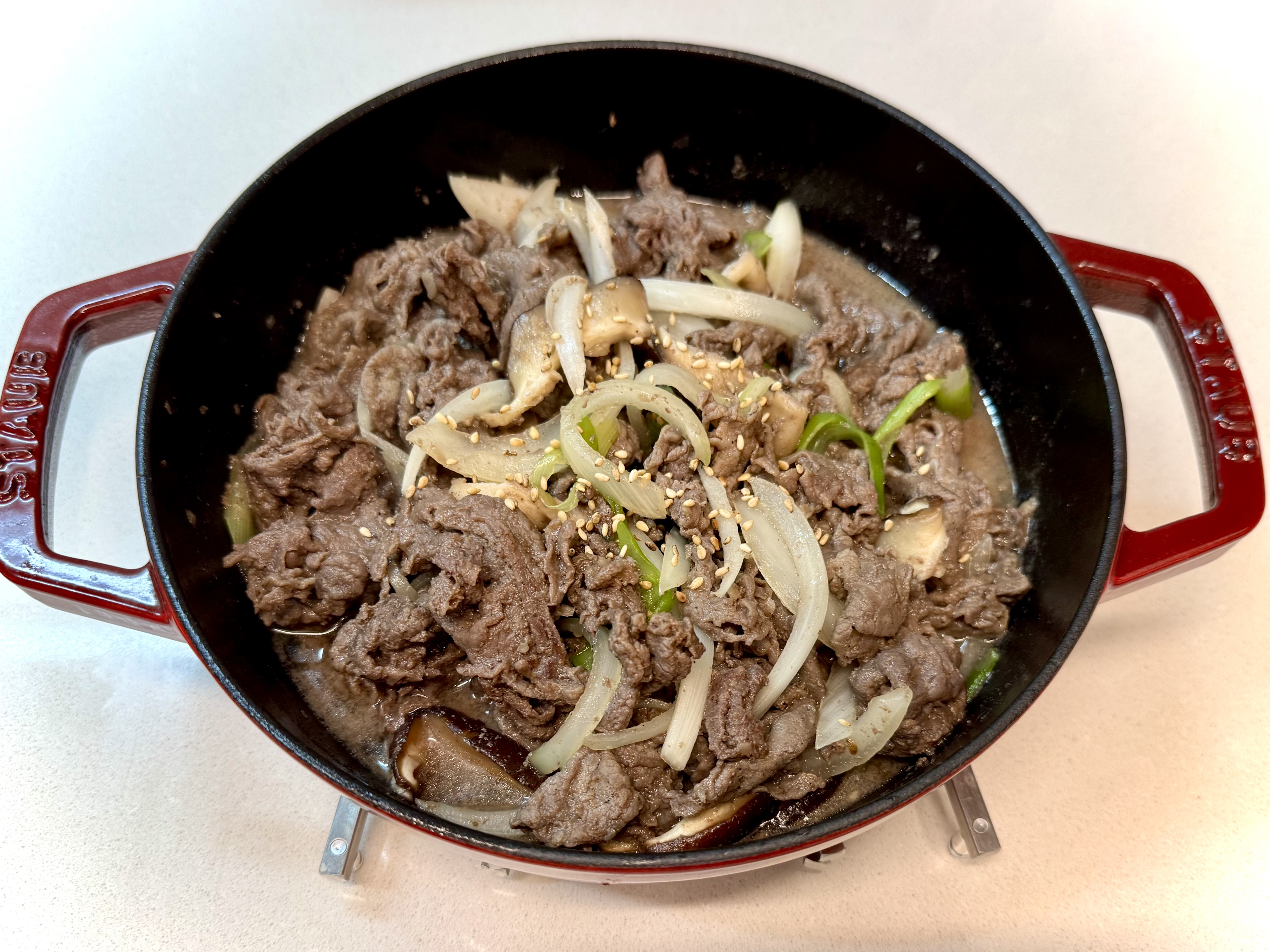 국내산 양념 소불고기 500g 수제 등심 소불고기 전골 캠핑음식 밀키트 - 상품 이미지
