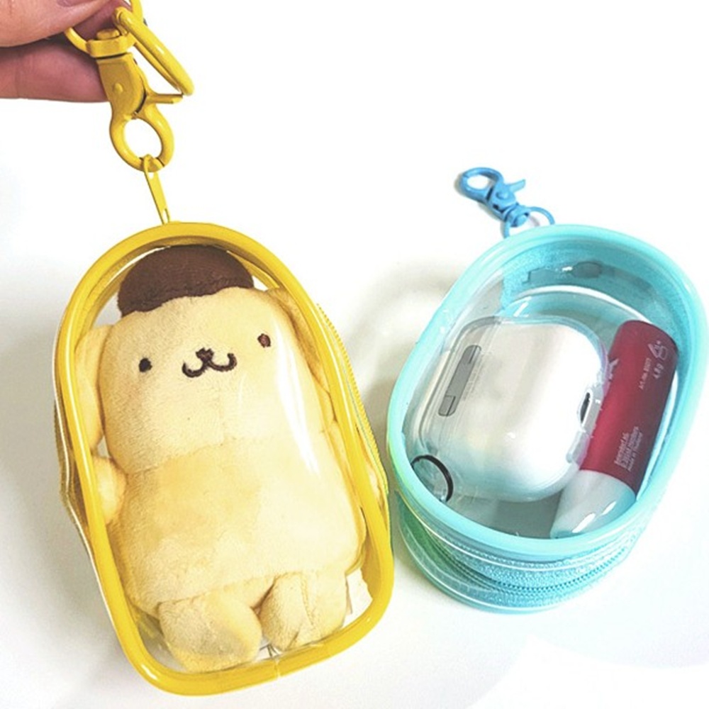 PVC 투명 파우치 키링 가방꾸미기 미니 보관함 박대표마켓 - 상세 이미지 4