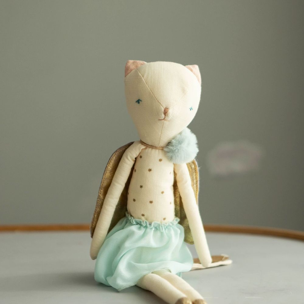 인형 등나무 원목 소 A. 천사 같으면서도 오만한 고양이, A. 머리부터 발끝까지 43cm - 상세 이미지 2