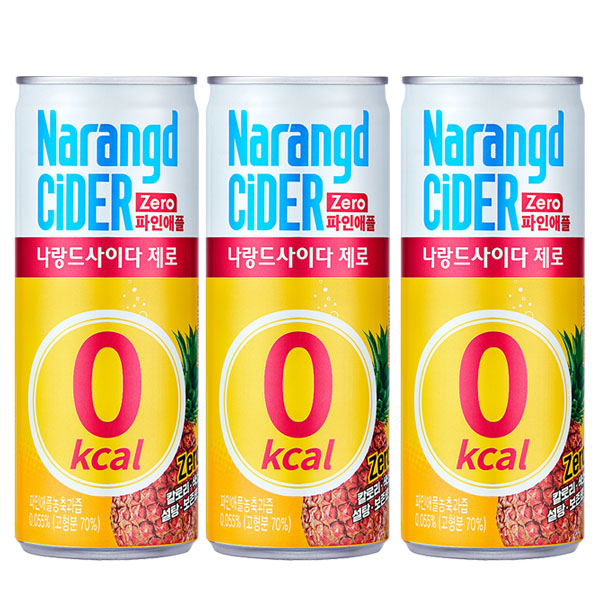 나랑드 사이다 제로 180ml 245ml 345ml 500ml 1.25L 10입 각2개씩 이미지 8