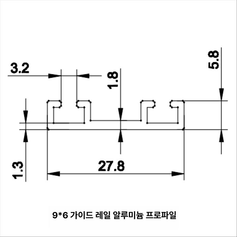 알루미늄 풀리 가이드 V-벨트 샤프트용 키웨이 프로파일 단일 항목 - 상세 이미지 4