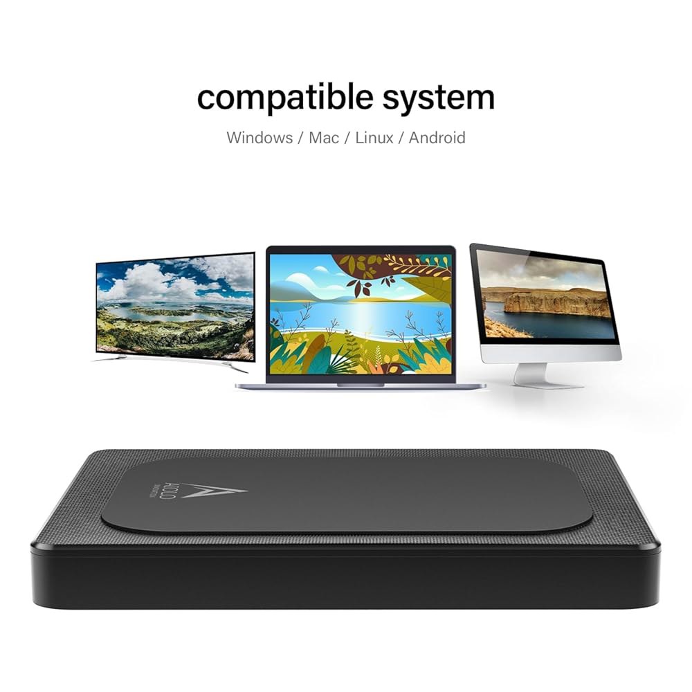 Aiolo Innovation 1TB 외장 하드 드라이브 울트라 슬림 휴대용 HDD-USB 3.0 USB-C PC, Mac, 노트북, PS4, Xbox One, 360용 320GB - 상세 이미지 3