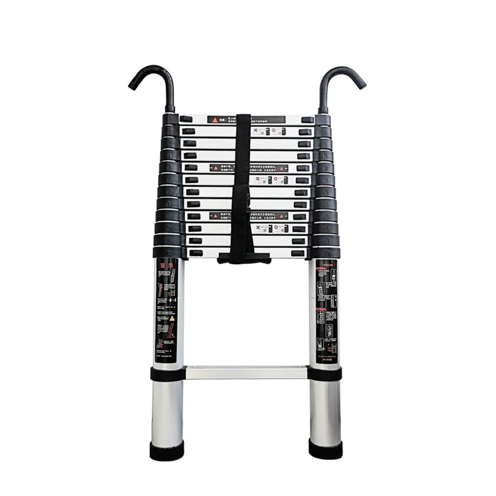 접이식 사다리 루프탑 (50kg) 5m 소형 E. 독일 표준 단면사다리후크 포함 2.7m - 상세 이미지 5