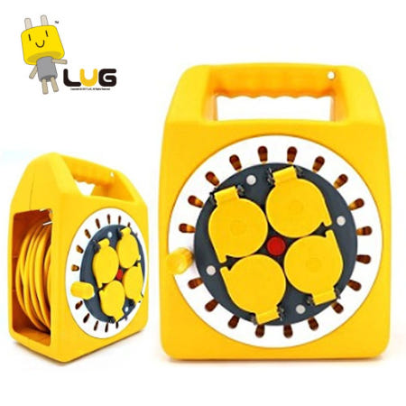 협력업체 알리바니 손잡이 케이블박스 멀티탭 캡형 4구 10M 1.5SQ 릴선 코드 캠핑릴선