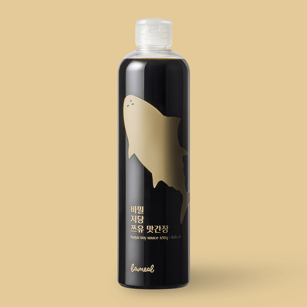 바밀 저당 쯔유 맛간장 650g (국산콩 저염 만능간장) - 상품 이미지