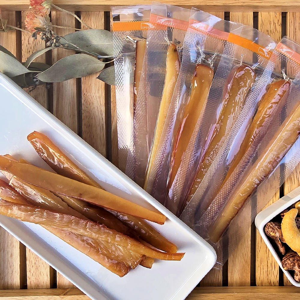 페스츄리 오징어 스틱 바베큐 오징어 200g 버터 구이 맥주 마른 안주 간식 - 상품 이미지