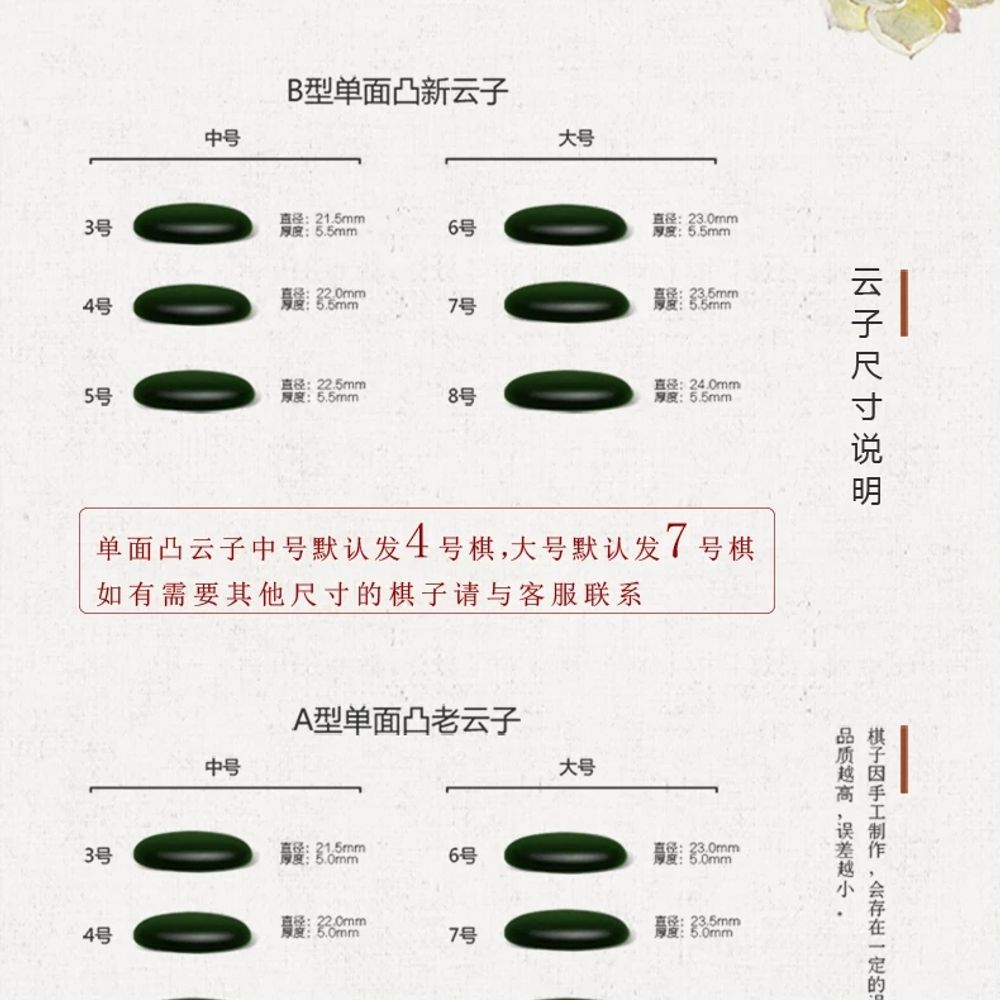 바둑알 세트 36알 통 증정 단면 A. 대형 신운자 플라스틱 짠 항아리 대형 가죽 쟁반 - 상세 이미지 5