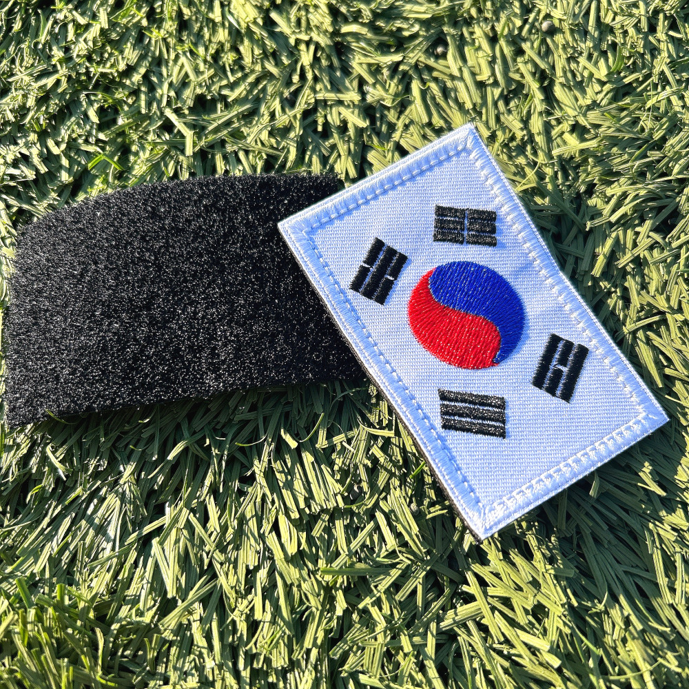태극기 자수 패치 와펜 가방 의류 부착용 - 상품 이미지
