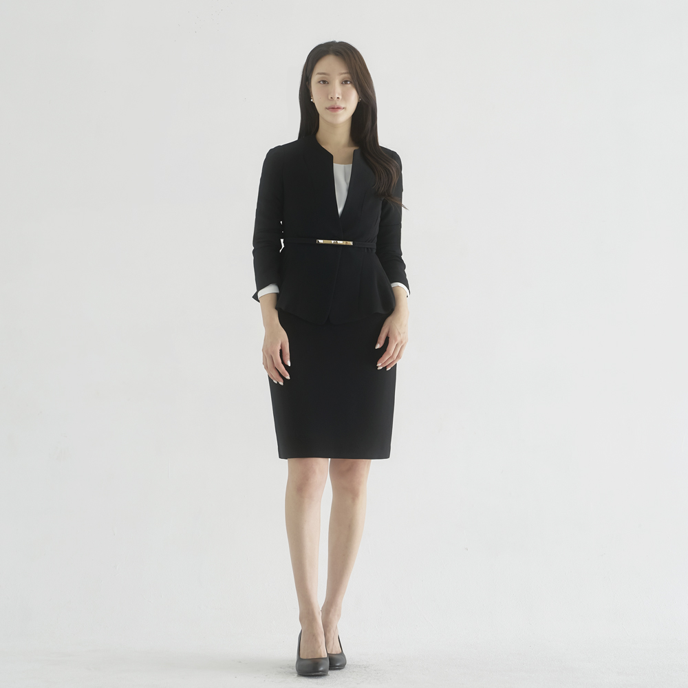 벨트 노카라 정장 자켓 플레어 [세라] - 상세 이미지 4