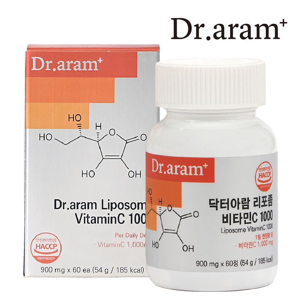닥터아람 비타민C 리포좀 리포조말 1000 900mg x 60정 제품 이미지