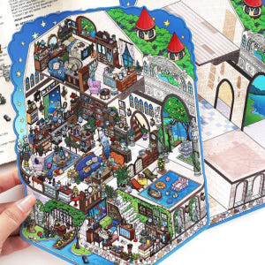 3d 퍼즐 스티커 대형 레몬빌라 실사용 후기 | 효과 있을까? - 상품 이미지 1