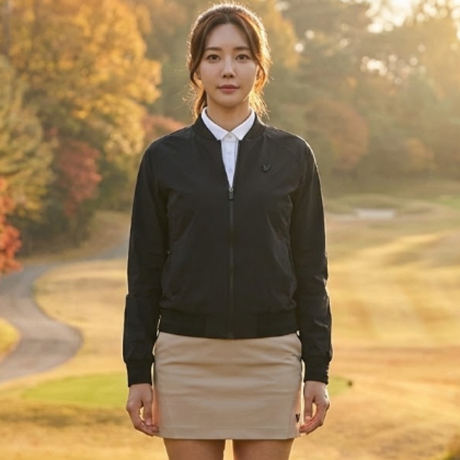 볼빅 여성 가을 방풍 필드 골프웨어 시보리 골프 자켓 바람막이 - 상품 이미지