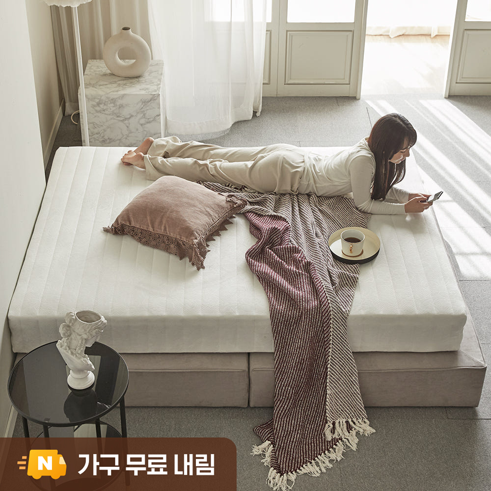 [내림서비스] 국내제작 독립 스프링 침대 매트리스 IVY 21cm, Q(퀸), 하드 - 상품 이미지