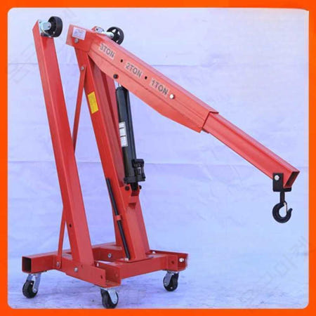 [해외]엔진작기 크레인자키 접이식 행거 코끼리 싱크 트럭 유압 1. 2톤 경량 고정형 두꺼운형