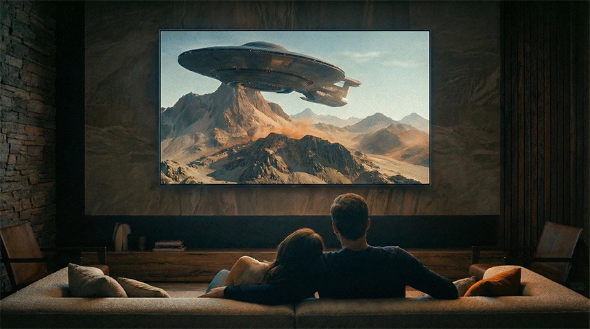 구글5.0 191cm(75인치), QD-MINILED 288Hz, 더함 CHiQ 상하좌우벽걸이 전문설치